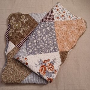 Cottagecore Quilted Top Pillow Shams Set Of 2